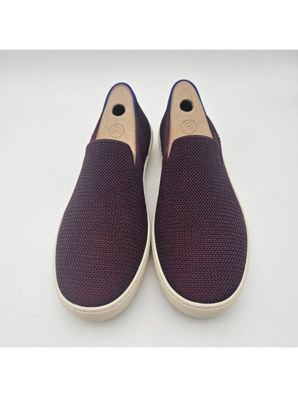 Rothys The Original Slip On Fig Python Purple Womens Sz 9.5 NEW
